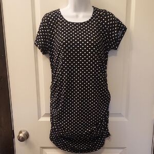Polka Dot Black and White Dress